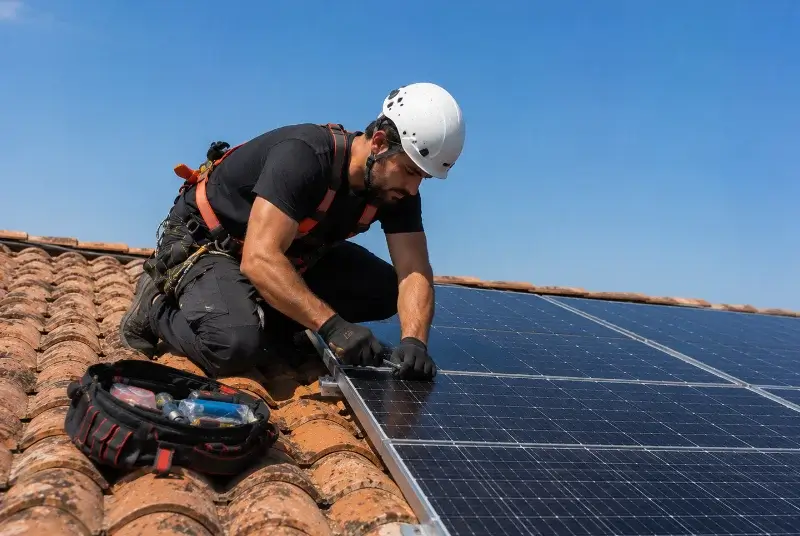 Maintenance et monitoring de panneaux solaires à Archignac